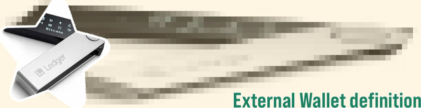 External crypto wallet